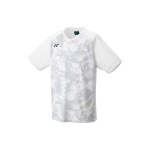 Koszulka sportowa Yonex z okrągłym dekoltem Club Team 2024 biała dla chłopców